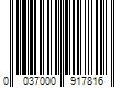 Barcode Image for UPC code 0037000917816