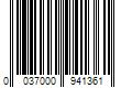 Barcode Image for UPC code 0037000941361