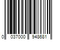 Barcode Image for UPC code 0037000948681. Product Name: Secret 3.4oz Clear Gel Deodorant