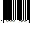 Barcode Image for UPC code 0037000950332