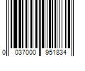 Barcode Image for UPC code 0037000951834