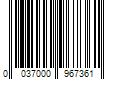 Barcode Image for UPC code 0037000967361