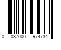 Barcode Image for UPC code 0037000974734