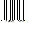 Barcode Image for UPC code 0037000993001