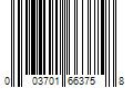 Barcode Image for UPC code 003701663758