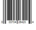 Barcode Image for UPC code 003704264204