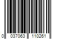 Barcode Image for UPC code 0037063110261