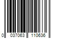 Barcode Image for UPC code 0037063110636