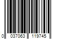 Barcode Image for UPC code 0037063119745