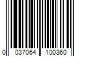 Barcode Image for UPC code 0037064100360