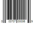 Barcode Image for UPC code 003707000069