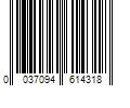 Barcode Image for UPC code 0037094614318