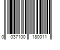 Barcode Image for UPC code 0037100180011