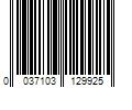 Barcode Image for UPC code 0037103129925