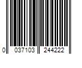 Barcode Image for UPC code 0037103244222