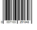 Barcode Image for UPC code 0037103251848