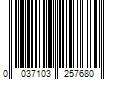 Barcode Image for UPC code 0037103257680