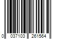 Barcode Image for UPC code 0037103261564