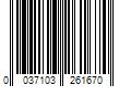 Barcode Image for UPC code 0037103261670