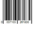 Barcode Image for UPC code 0037103261830