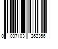 Barcode Image for UPC code 0037103262356