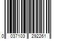 Barcode Image for UPC code 0037103292261