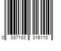 Barcode Image for UPC code 0037103316110