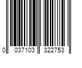 Barcode Image for UPC code 0037103322753