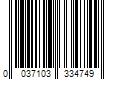 Barcode Image for UPC code 0037103334749