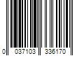 Barcode Image for UPC code 0037103336170