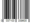 Barcode Image for UPC code 0037103338600