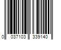 Barcode Image for UPC code 0037103339140