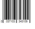 Barcode Image for UPC code 0037103343109