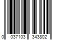 Barcode Image for UPC code 0037103343802