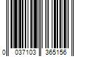 Barcode Image for UPC code 0037103365156