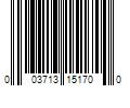 Barcode Image for UPC code 003713151700