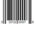 Barcode Image for UPC code 003722000075