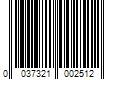 Barcode Image for UPC code 0037321002512