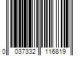 Barcode Image for UPC code 0037332116819