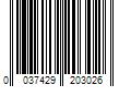 Barcode Image for UPC code 0037429203026