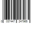 Barcode Image for UPC code 0037447247965