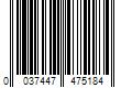 Barcode Image for UPC code 0037447475184