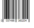 Barcode Image for UPC code 0037495363204