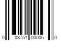 Barcode Image for UPC code 003751000060