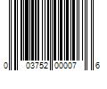 Barcode Image for UPC code 003752000076