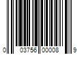 Barcode Image for UPC code 003756000089