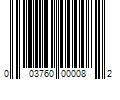 Barcode Image for UPC code 003760000082