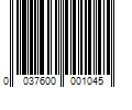 Barcode Image for UPC code 0037600001045