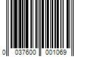 Barcode Image for UPC code 0037600001069