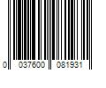 Barcode Image for UPC code 0037600081931